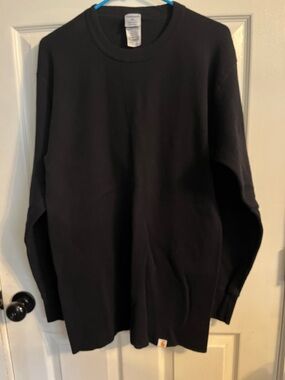 Carhartt Black Long-Sleeve Crewneck Thermal Shirt